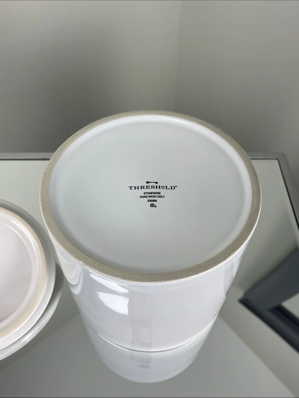Threshold Target “Cookies” White Stoneware Cookie Jar Canister